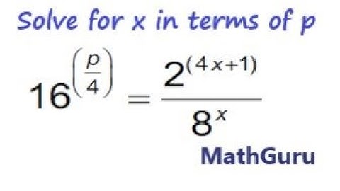 How to Solve Exponential Equations | Grade 9-10