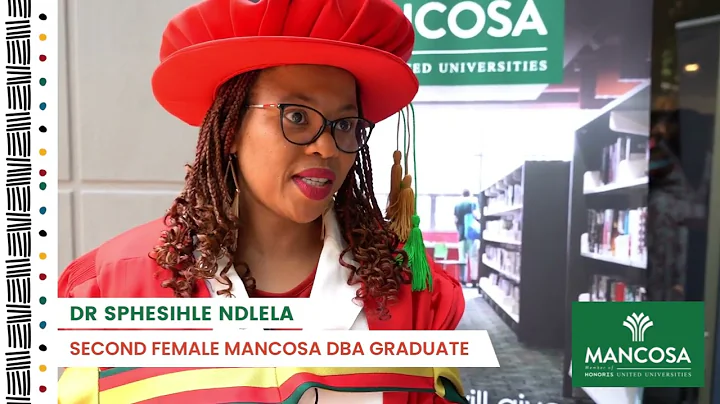 𝗗𝗿 𝗦𝗽𝗵𝗲𝘀𝗶𝗵𝗹𝗲 𝗡𝗱𝗹𝗲𝗹𝗮, MANCOSA’s second DBA Graduate