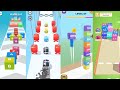 Jelly Run 2048 New update showdown 4T vs 32B ASMR-style gameplay ultimate jelly run Race.