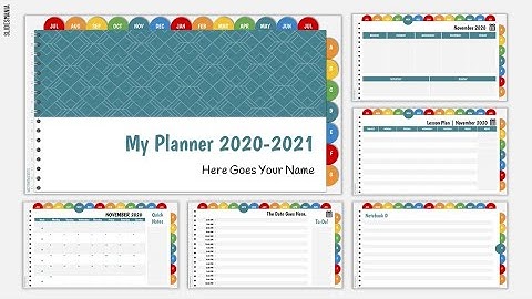 How to set up the new Edu Planner · SlidesMania