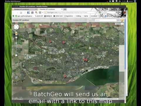 Geocoding with an online service - BatchGeo
