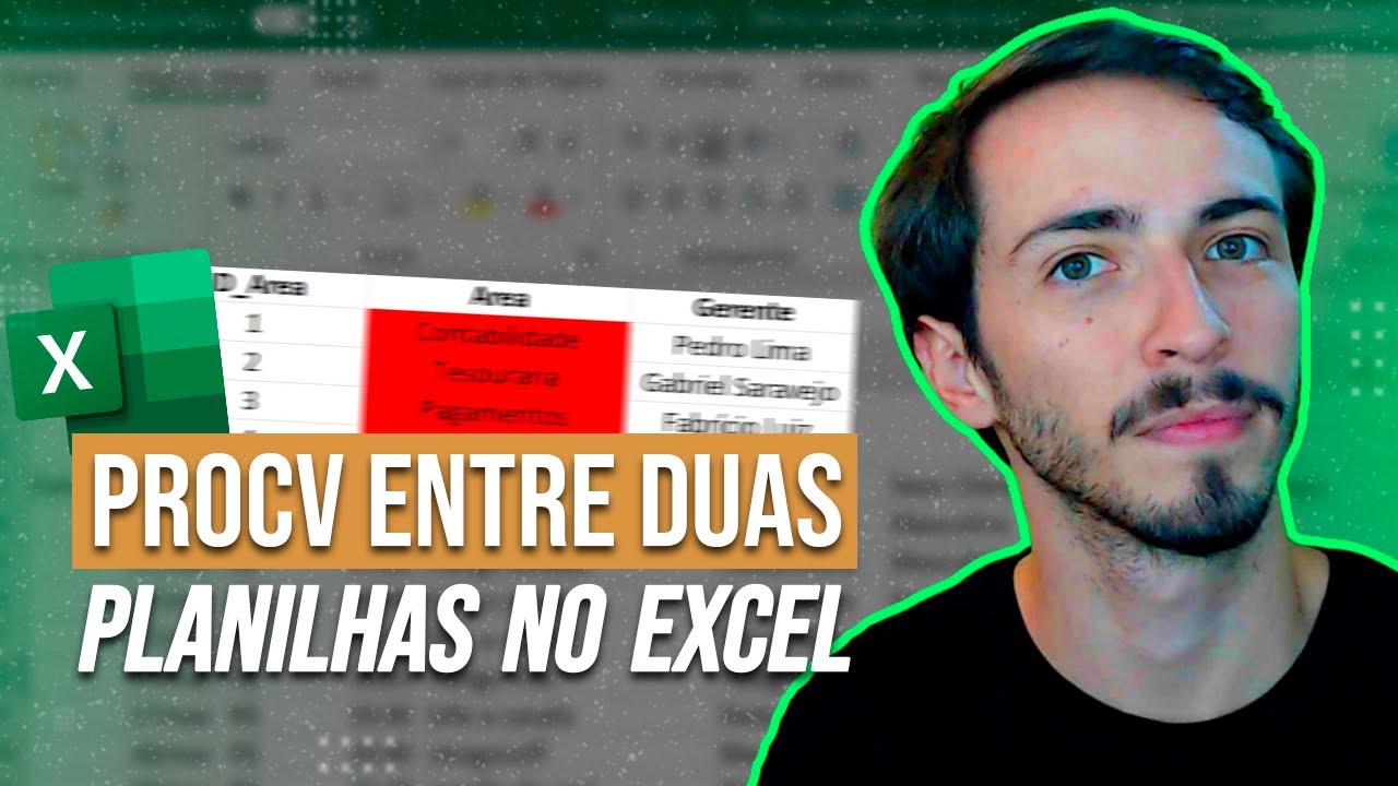Como fazer PROCV entre duas planilhas no Excel - YouTube