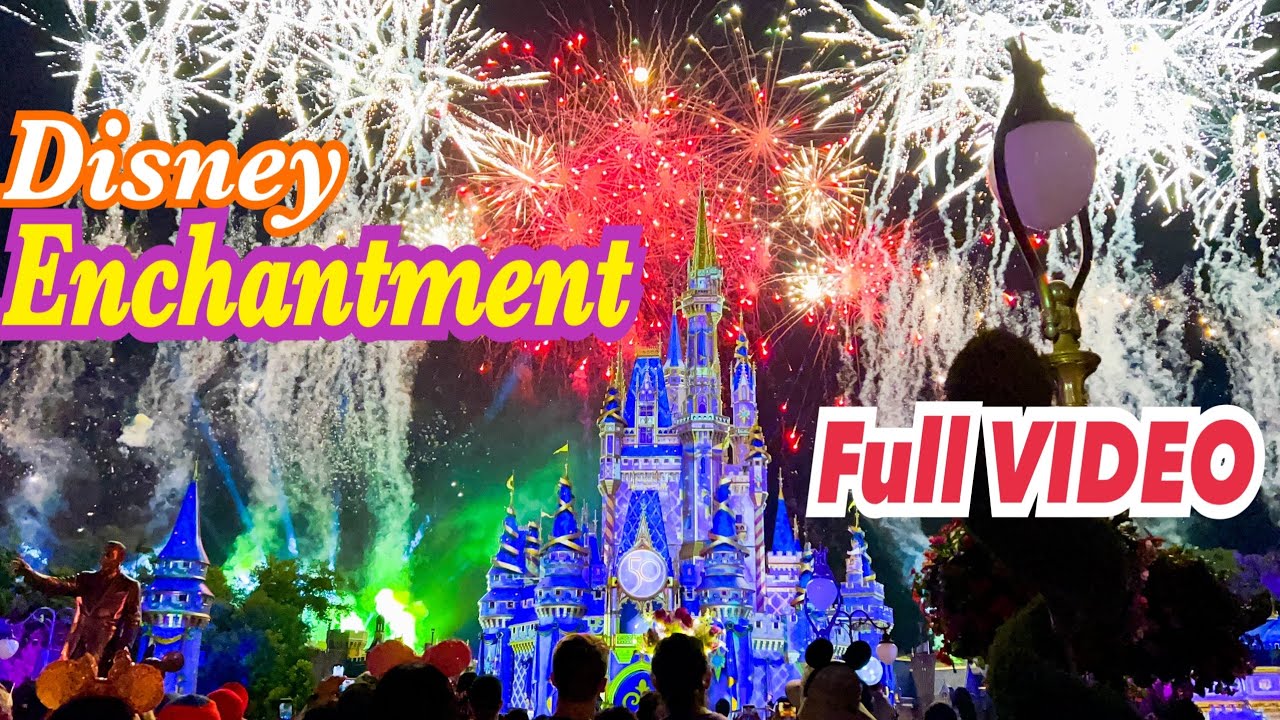 大号泣】ウォルトディズニーワールド50周年夜の花火ショー