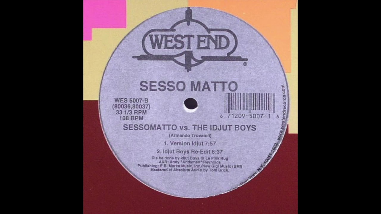 SESSO MATTO ‎/ SESSOMATTO (RE-EDIT) / B+ (RE-EDIT) (12