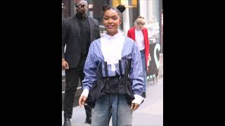 Yara Shahidi – Outside BUILD Series in New York City