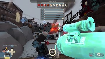 Tf2 MvM: Rewired Rampage Cyberia - (Adv) Arctic Arrangement (5 waves) with Soldier weapons