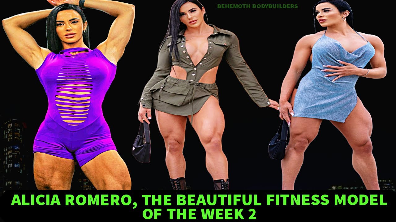 Alicia Romero; Beautiful, Strong, Muscular, Charming Female Bodybuilder