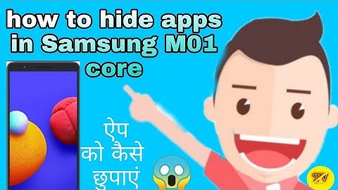 Samsung Galaxy Mo1 Core Main App Kaise Hide Kare | Samsung Galaxy Mo1 Core मैं एप कैसे Hide Kare