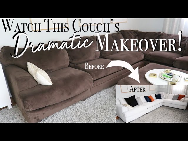 Diy Couch Makeover How To Reupholster