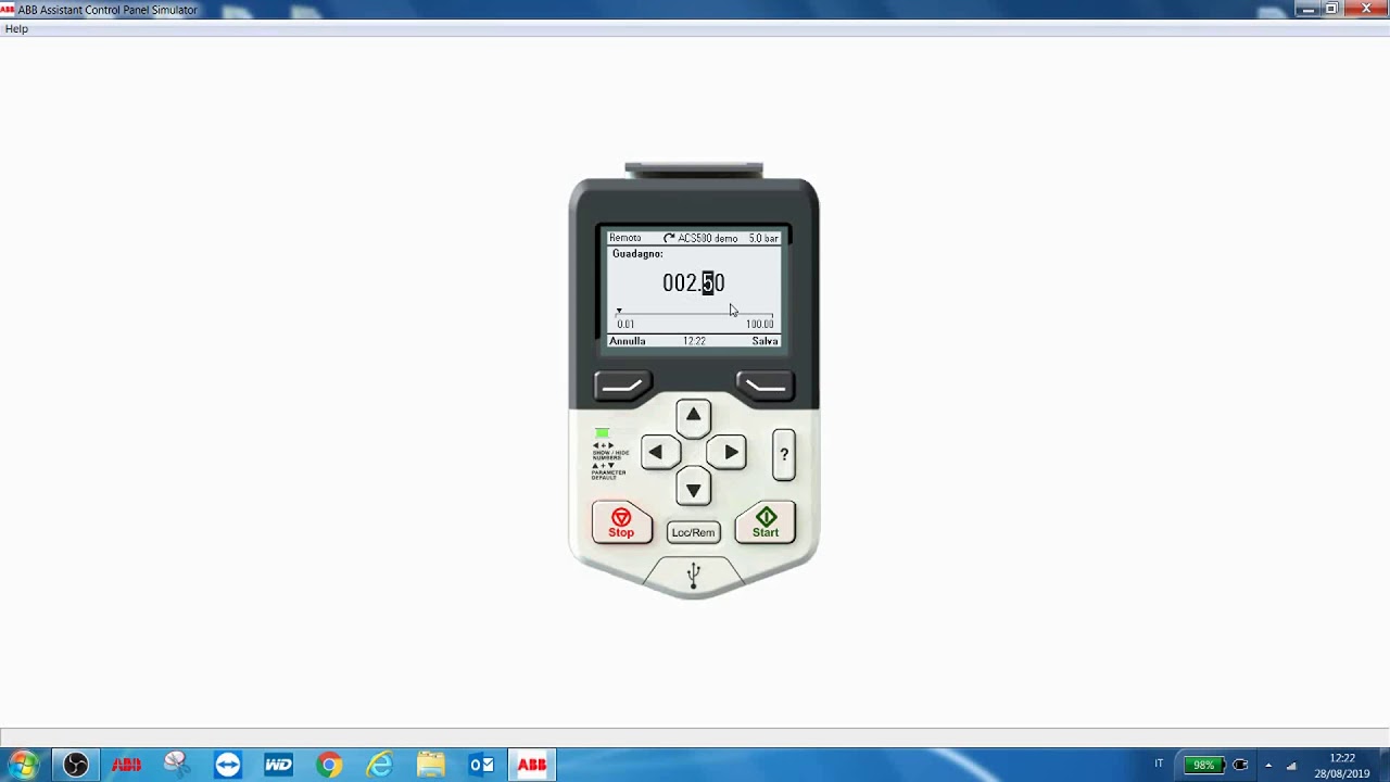 VIDEO 3 - Guida controllo PID con inverter ABB modello ACS580