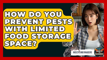 How Do You Prevent Pests With Limited Food Storage Space? - Insects and Invaders