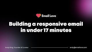 Building Responsive & Accessible Emails with Figma in under 17 minutes