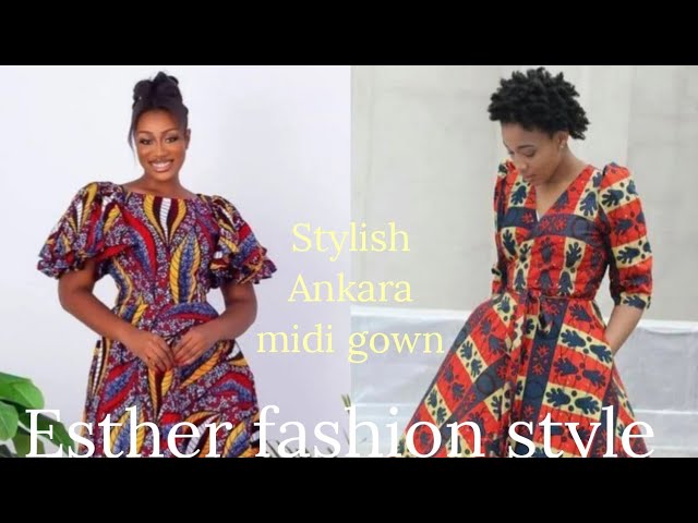 Classy African Midi Dress Ankara Dress - Etsy | Ankara dress, African print  dresses, African print fashion