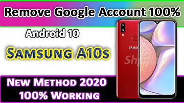 Samsung A10s Google Account Bypass/Unlock Frp Android 10 New Method 100% Working | Without Pc