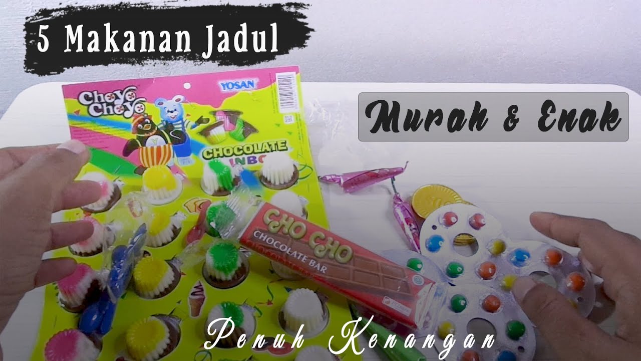 makanan unik jadul | jajanan anak 90an 
