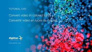 Convert video in colored lights