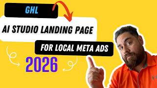 Gohighlevel ai Studio | Building Local Business Landing Page & Calculator