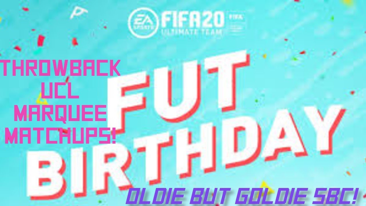 Throwback UCL Marquee Matchups + Sick Oldie But Goldie SBC for Flashback Gervinho or Esswein! (FIFA)