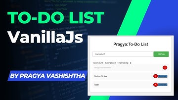 TO-DO LIST | VANILLA JS | HTML | CSS | JAVASCRIPT