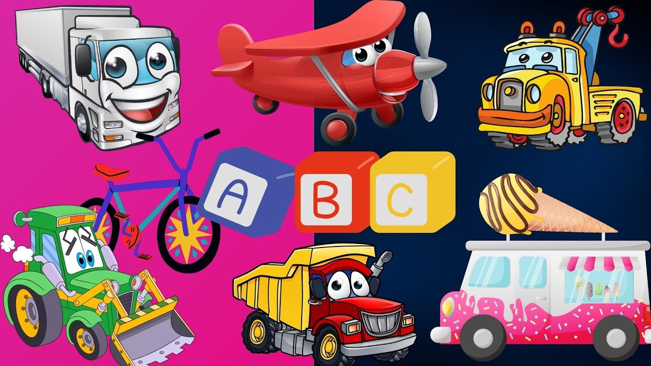 Vehicle ABC Song Vehicles Song Learn ABC with Vehicles Phonics