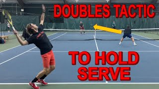 Doubles Tactic to Hold Serve - Tennis Tips and Strategy