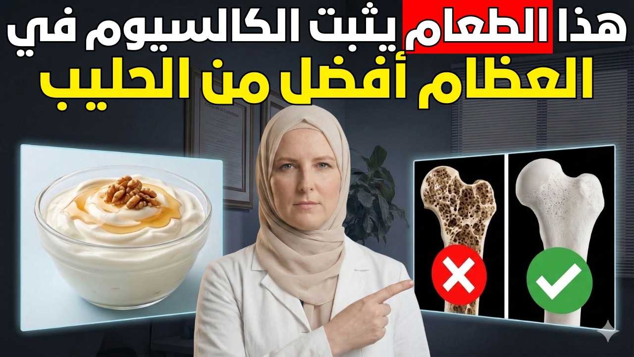 هشاشة العظام: 5 أطعمة تساعد على تثبيت الكالسيوم في العظام حتى لو لم تشرب الحليب | طبيبة تكشف السر