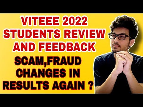 VITEEE STUDENTS SADNESS || WHAT STUDENTS REVIEW ON THE RESULT || IS THERE ANY POSSIBILITY#viteee2022