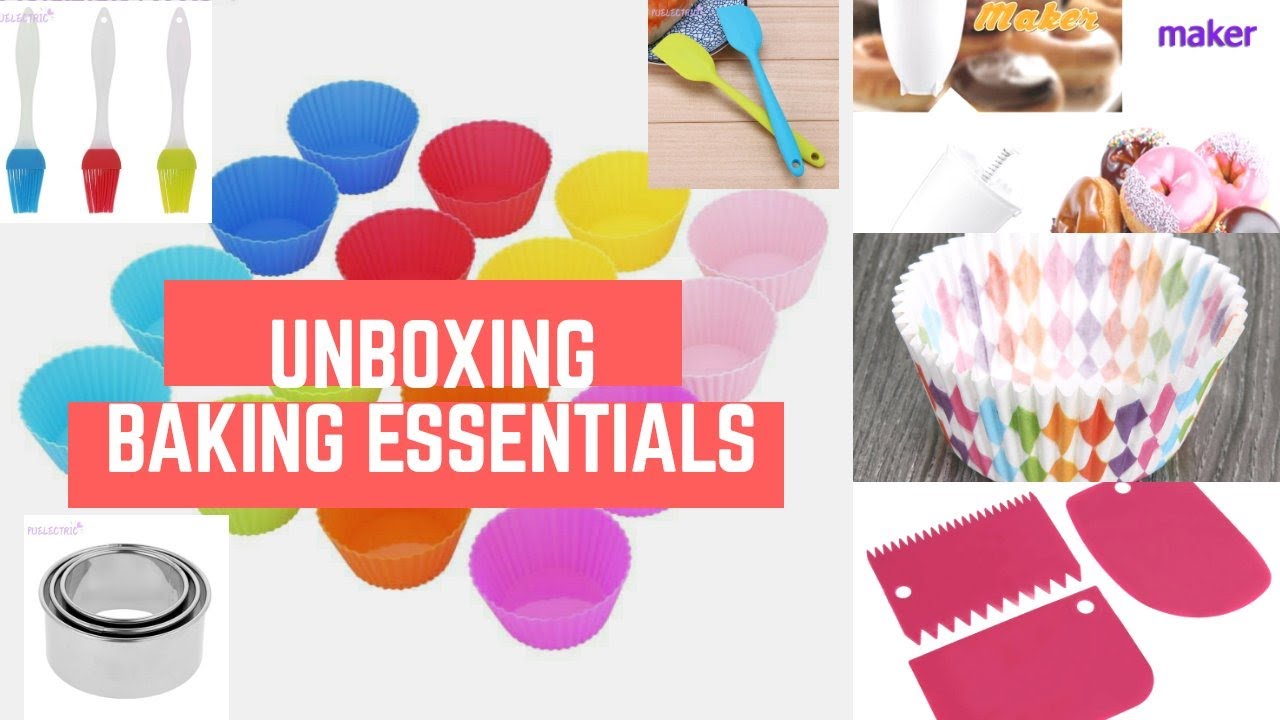 UNBOXING OF BAKING ESSENTIALS - YouTube
