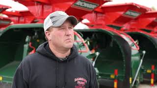 What are the benefits of using a grain bagger?