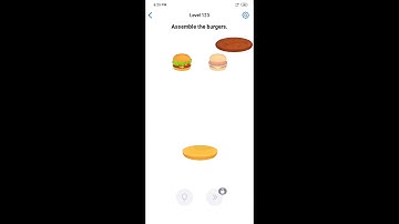 Easy Game Assemble the burgers Level 123 #easygame