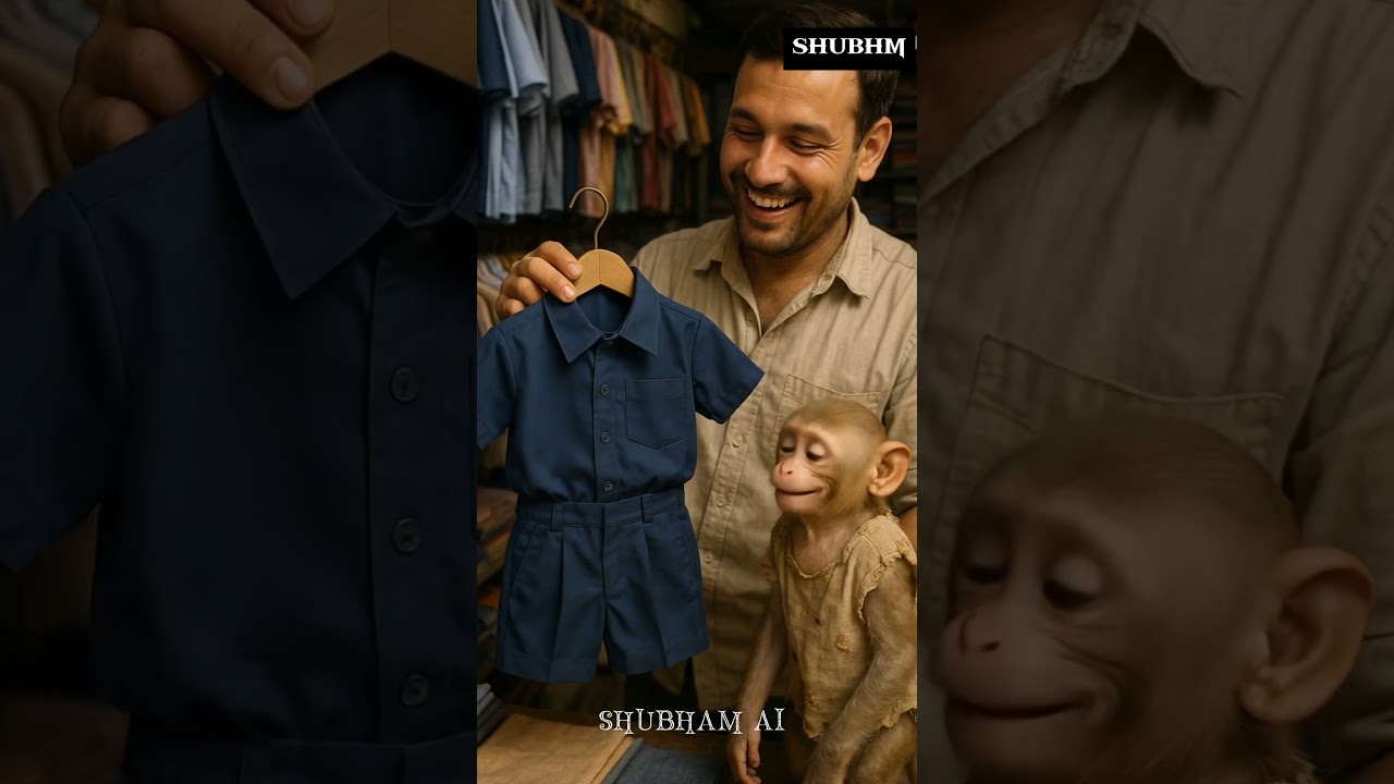 poor baby monkey rio school imotinal😭 story 💔 