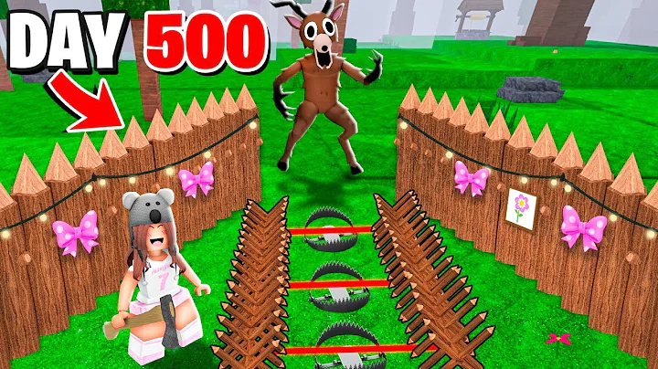 I Built the DEADLIEST GIRL BASE in 99 Nights in the Forest!