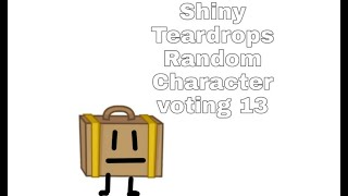 Shiny Teardrops Random Character Voting 13