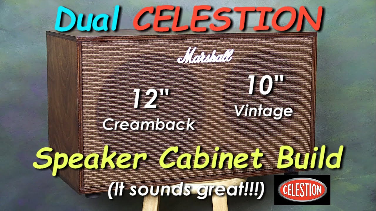 Dual Celestion Guitar Speaker Cabinet