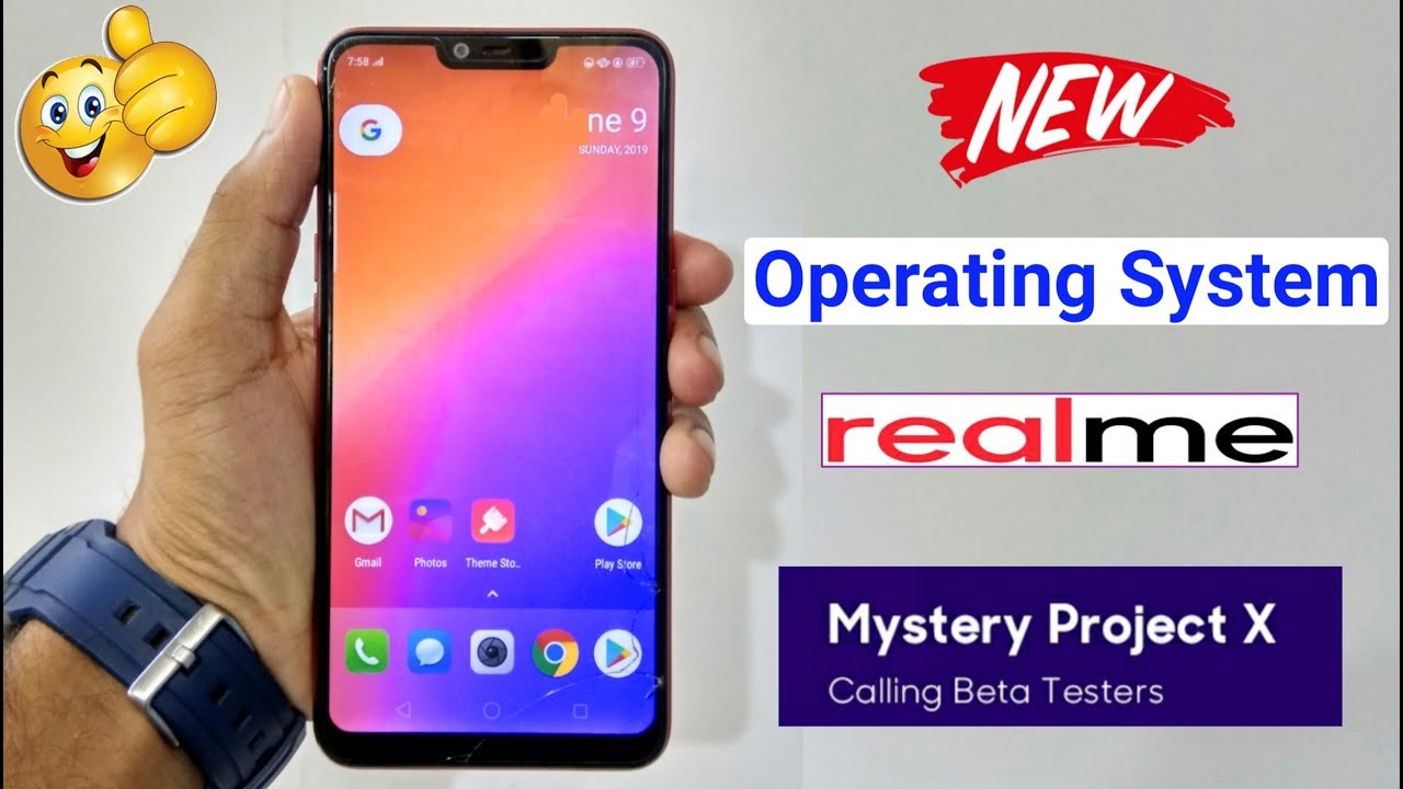Great News! RealMe New Operating System (OS) RealMe Mysterious X Project Explained