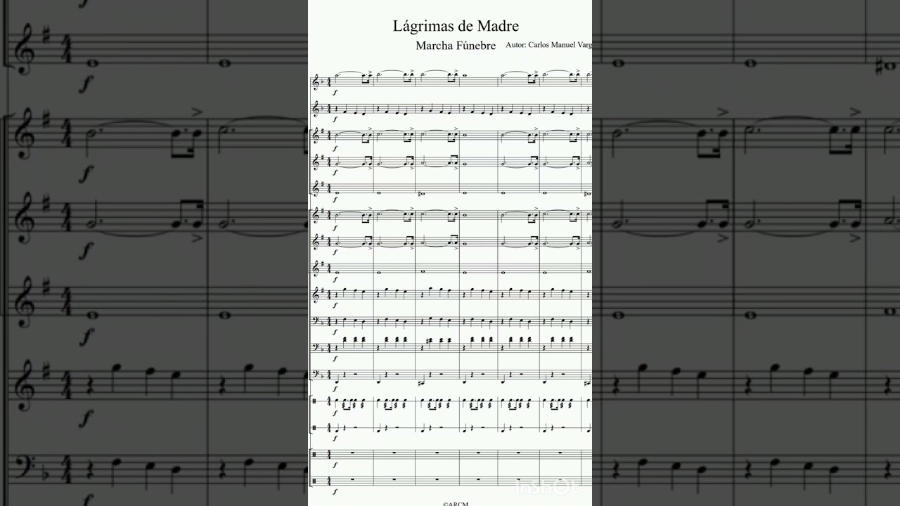 Marcha Fúnebre - Lágrimas de Madre.