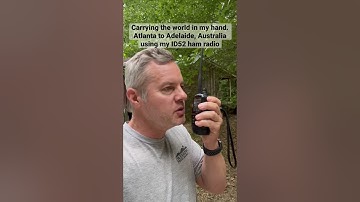 Carrying the world 🌎 in my hand, Atlanta 🇺🇸 to Adelaide, Australia 🇦🇺 with my ID52 #hamradio