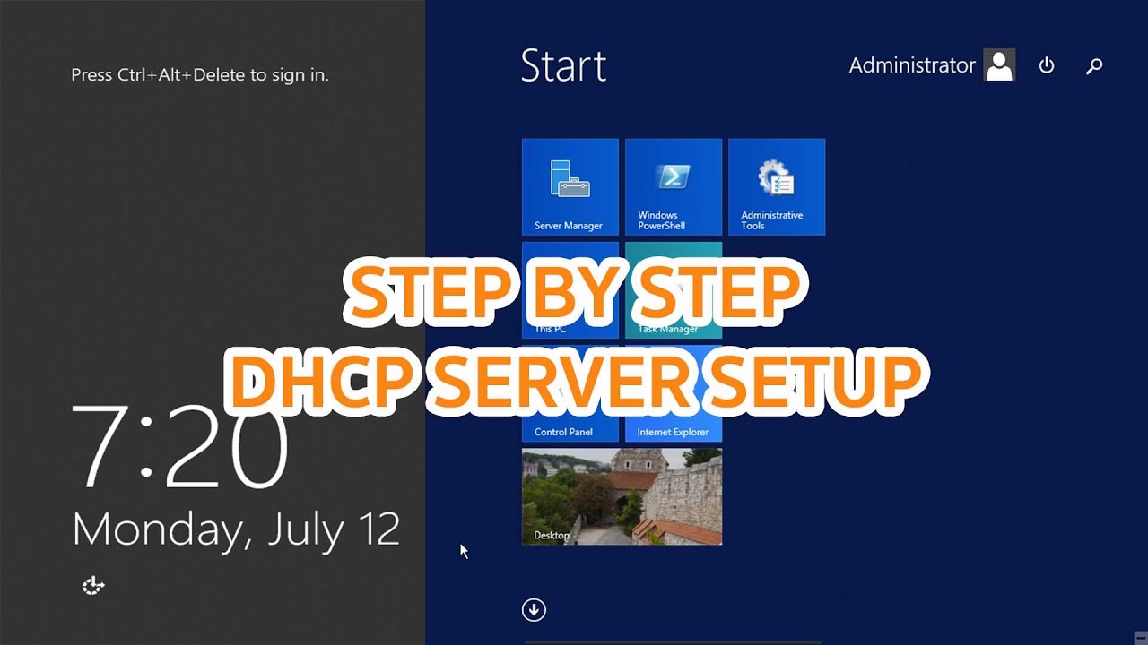 HOW TO SET UP DHCP ROLE IN WINDOWS SERVER | INSTALL DHCP SERVER - YouTube