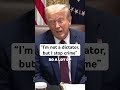 Donald Trump keeps saying Americans want a dictator