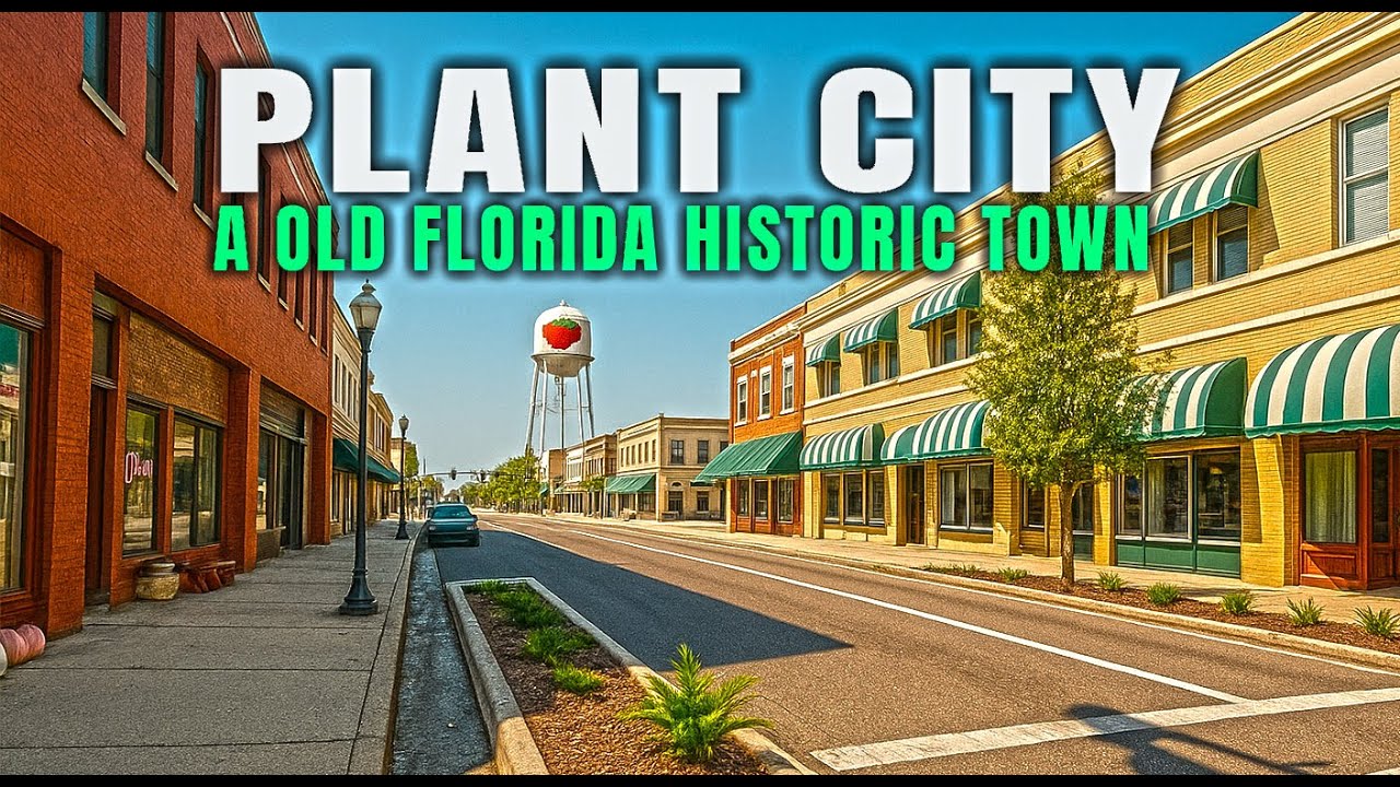 Плант-Сити, Флорида: старый город Флориды, сохранивший свое классическое южное очарование!