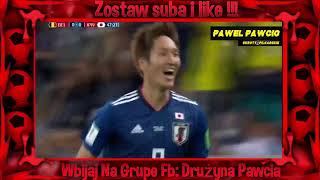 Belgia 3-2 Japonia 18 Mistrzostw Świata 2018, skrót meczu, Polski komentarz HD