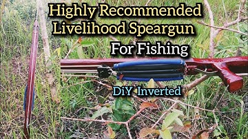 Assemble my DiY expensive powerful inverted speargun. | Recycling makes Cheaper | 1meter.