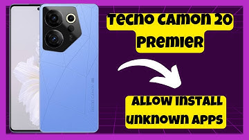 Tecno Camon 20 Premier Allow install unknown apps || How to download unknown apps