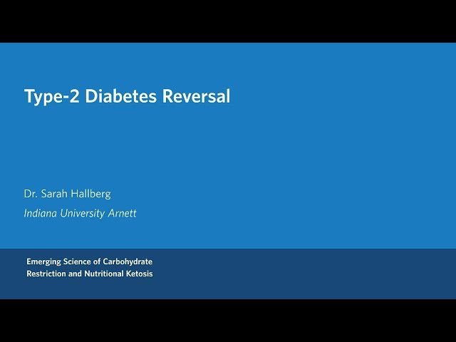 Dr. Sarah Hallberg - Type 2 Diabetes Reversal