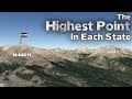 What is the Highest Point in Each State of the USA?