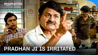 Every time Pradhan Ji Gets Angry 😂 | Panchayat | Prime Video India