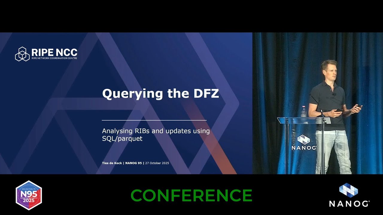 RIPE RIS, and how to query the DFZ - YouTube