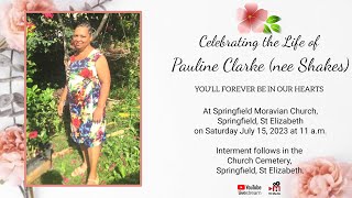 Celebrating The Life Of Pauline Clarke (nee Shakes).