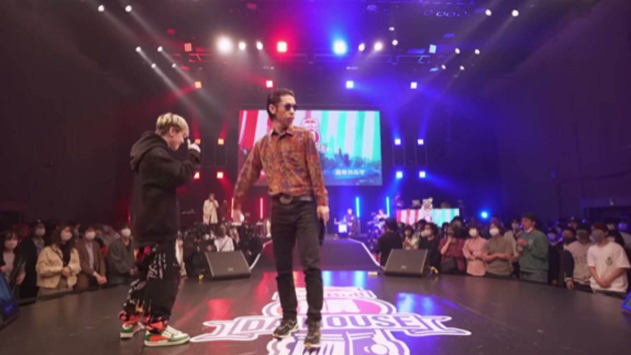 【MCバトルビート】レッドブル 韻 DA HOUSE 呂布カルマvs Fuma no KTR 延長戦　8×4