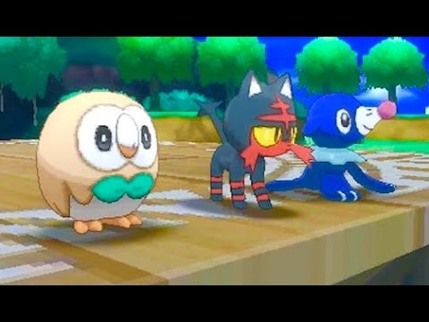 ポケモン サンムーン 最初の御三家のポケモン登場 Youtube